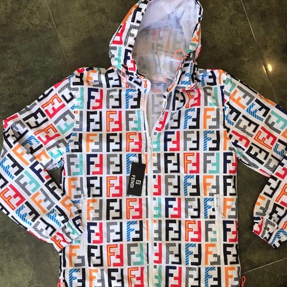 fendi multicolor hoodie